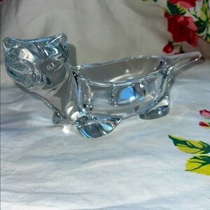 Vintage Sasaki Clear Glass/Crystal Candy Dish